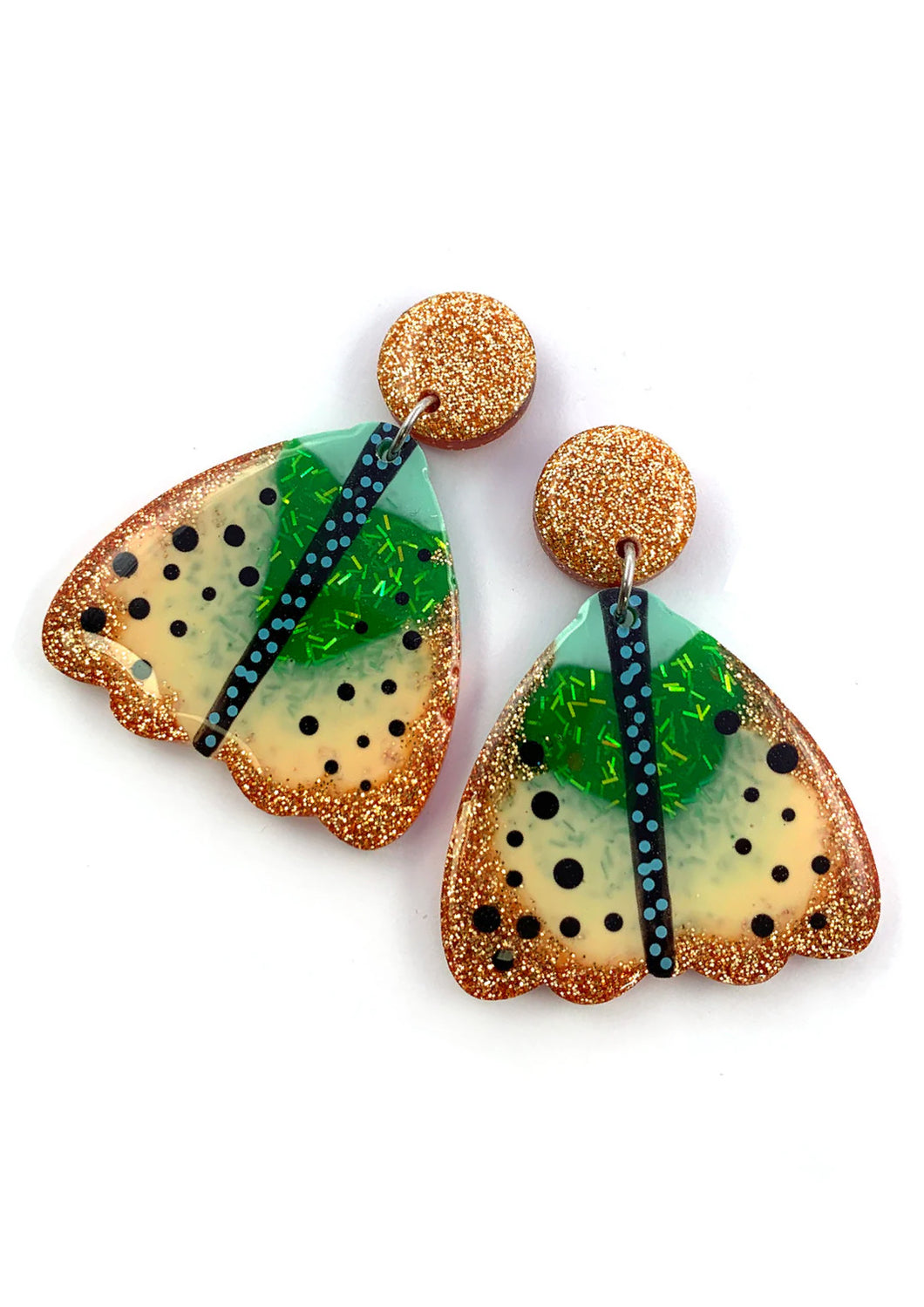 Moth Earring - Gold