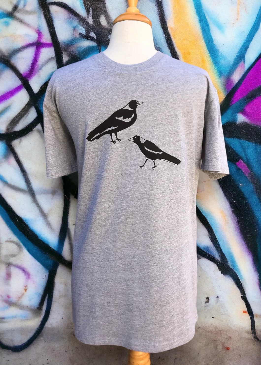 Magpie Tee - Grey