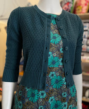 Load image into Gallery viewer, 3/4 Sleeve Cardi - Peacock