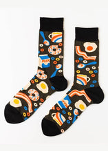 Load image into Gallery viewer, Men’s Crew Sock - Breakfast