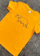 Load image into Gallery viewer, Kids tee - Triceratops