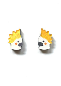 Sulphur Crested Cockatoo Studs