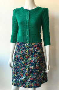 3/4 Sleeve Cardi - Kelly Green