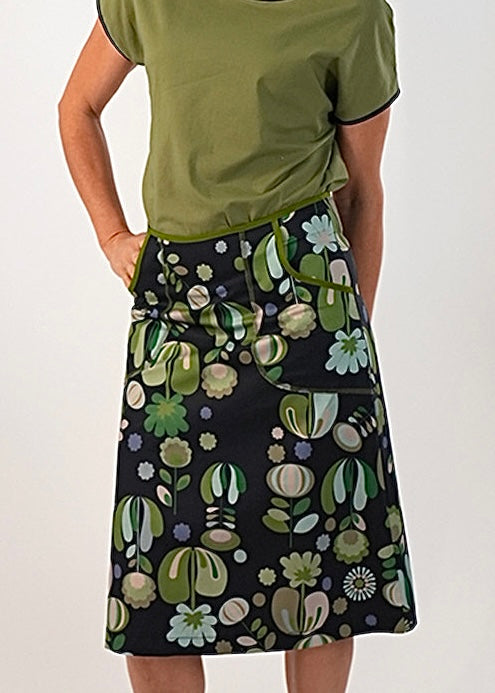 Avril Skirt - Long - Aru Green