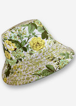 Load image into Gallery viewer, Summer Hat - Vintage/Green Roses