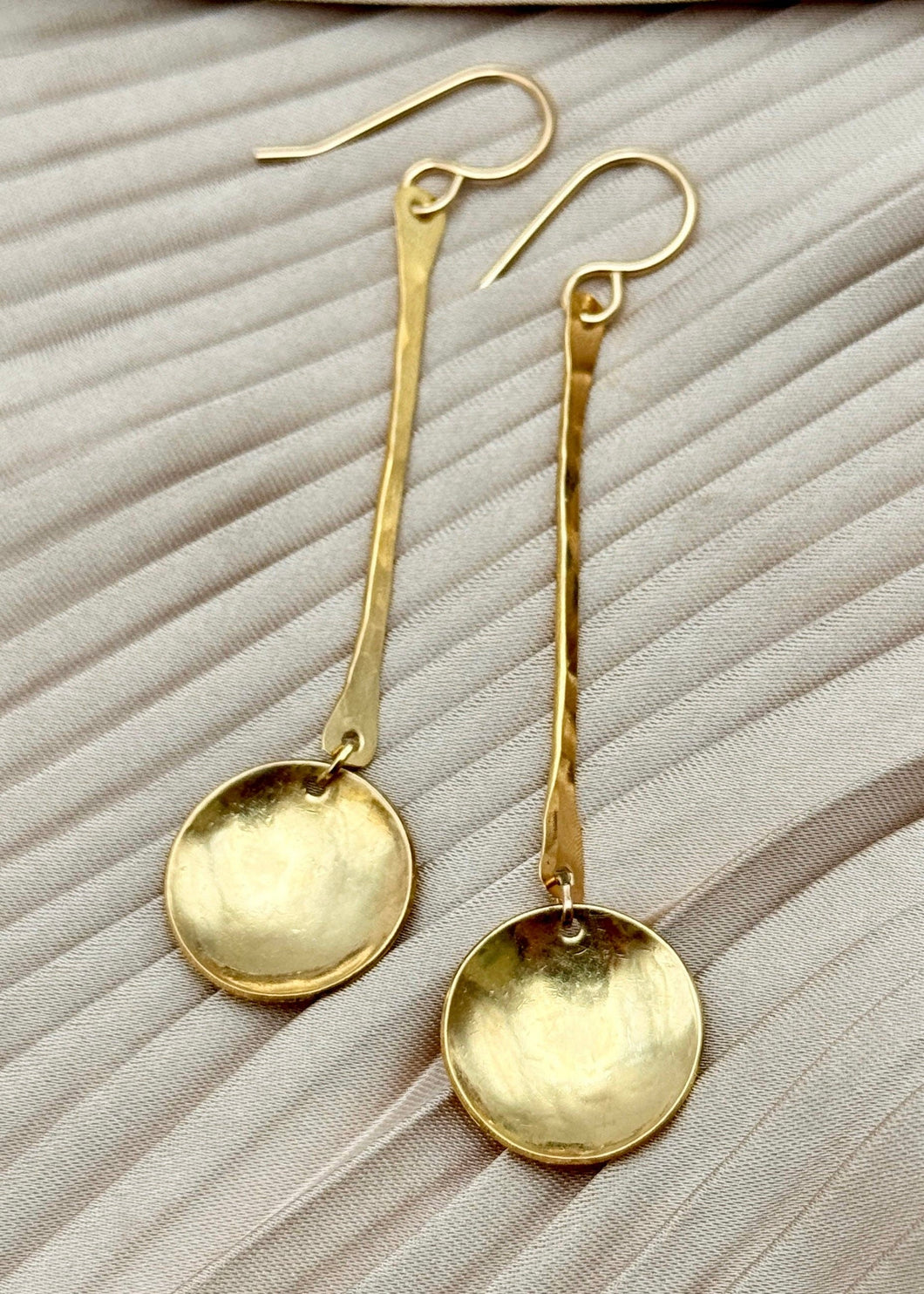 Serene Earrings, Gold