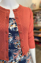 Load image into Gallery viewer, 3/4 Sleeve Cardi - Dusty Orange