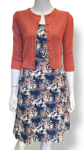 3/4 Sleeve Cardi - Dusty Orange