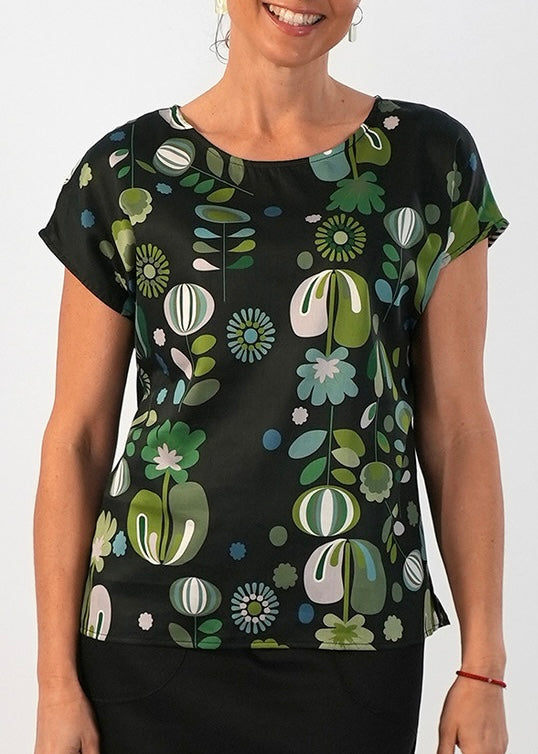 Tilly Top - Aru, Green