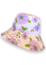 Load image into Gallery viewer, Summer Hat - Vintage, Purple Blooms