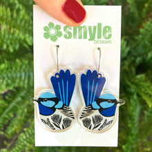 Load image into Gallery viewer, Fairy Wren Earrings