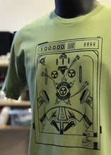 Load image into Gallery viewer, Pinball, Screen Print Tee - Kiwi