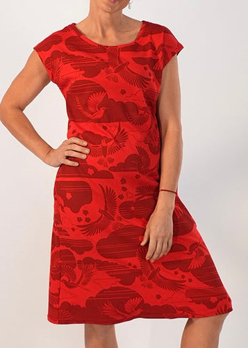 Bobby Dress - Birdy, Red