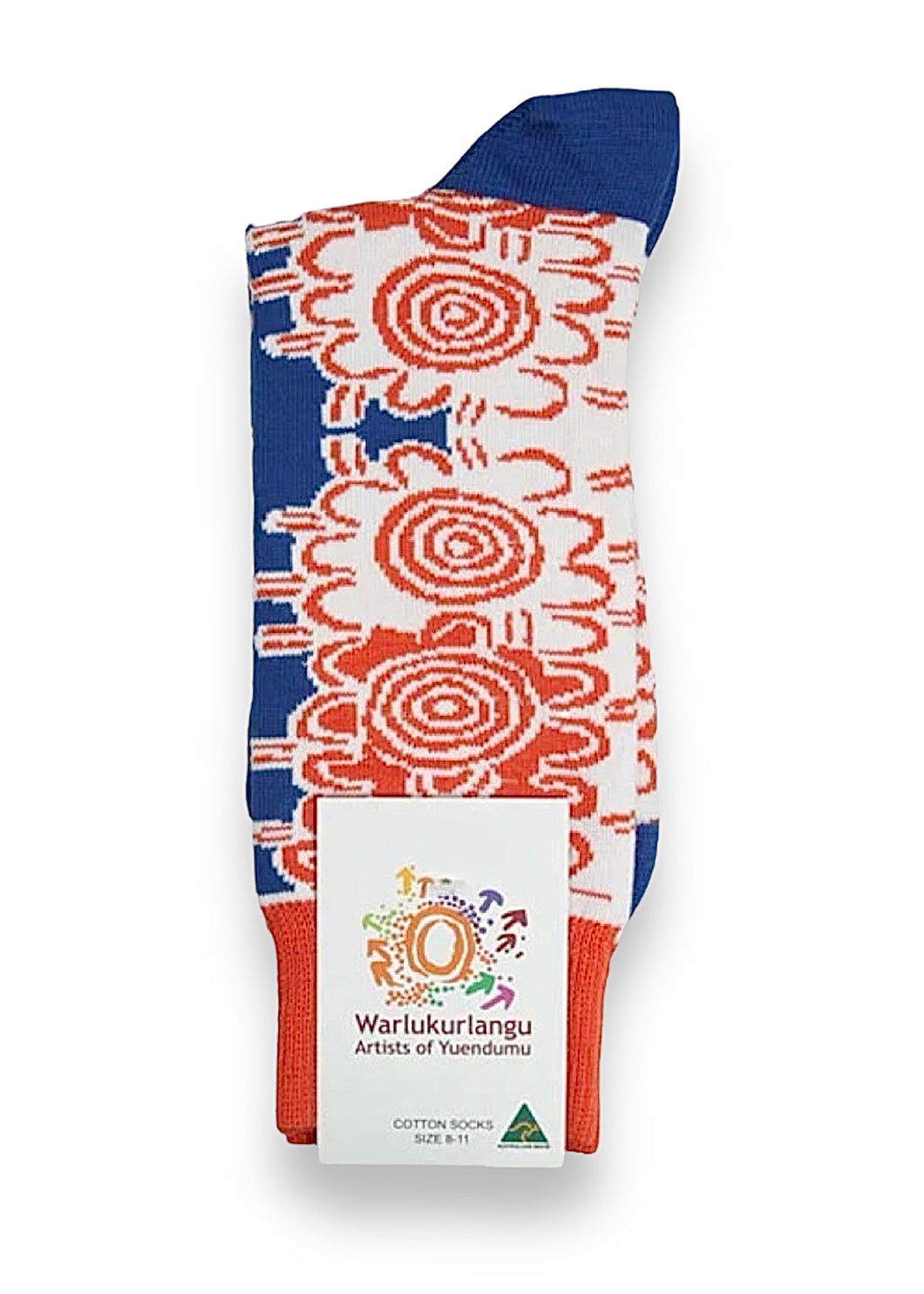 Mens Sock - Warlukurlangu/Orange