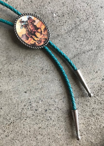 Sunset Cowboy Bolo Tie