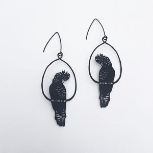 Black Cockatoo Dangles