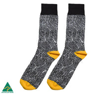 Load image into Gallery viewer, Mens Sock - Warlukurlangu/Blk