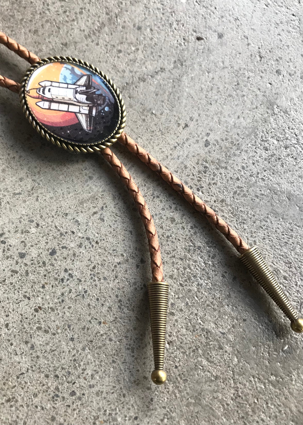 Rocket Bolo Tie