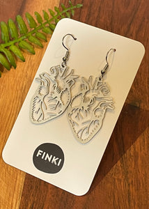 Anatomical Heart Earrings