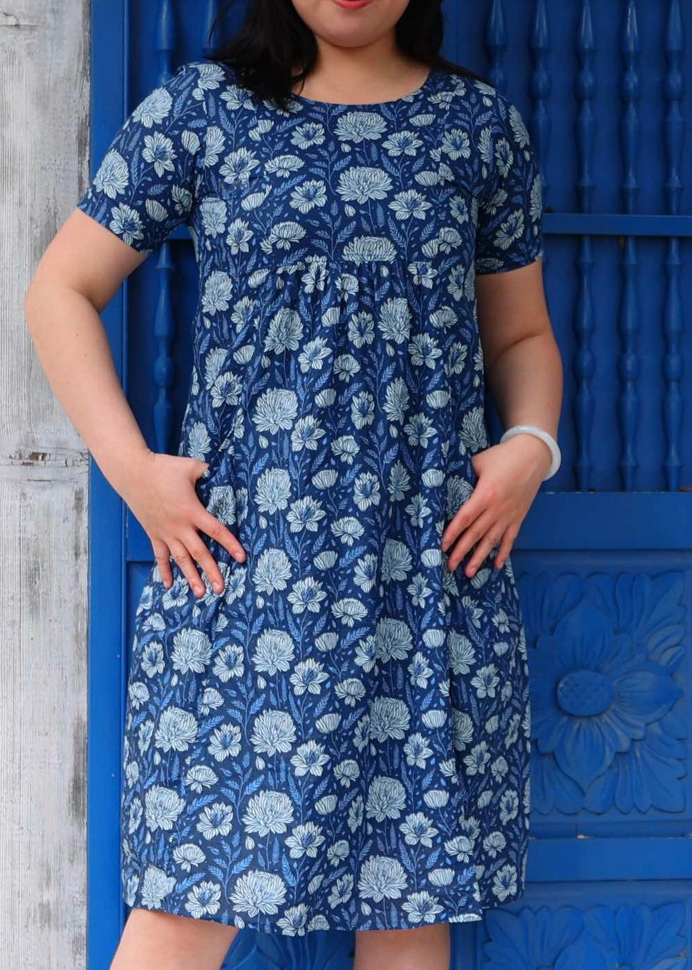 Frankie Dress - Blue Meadow