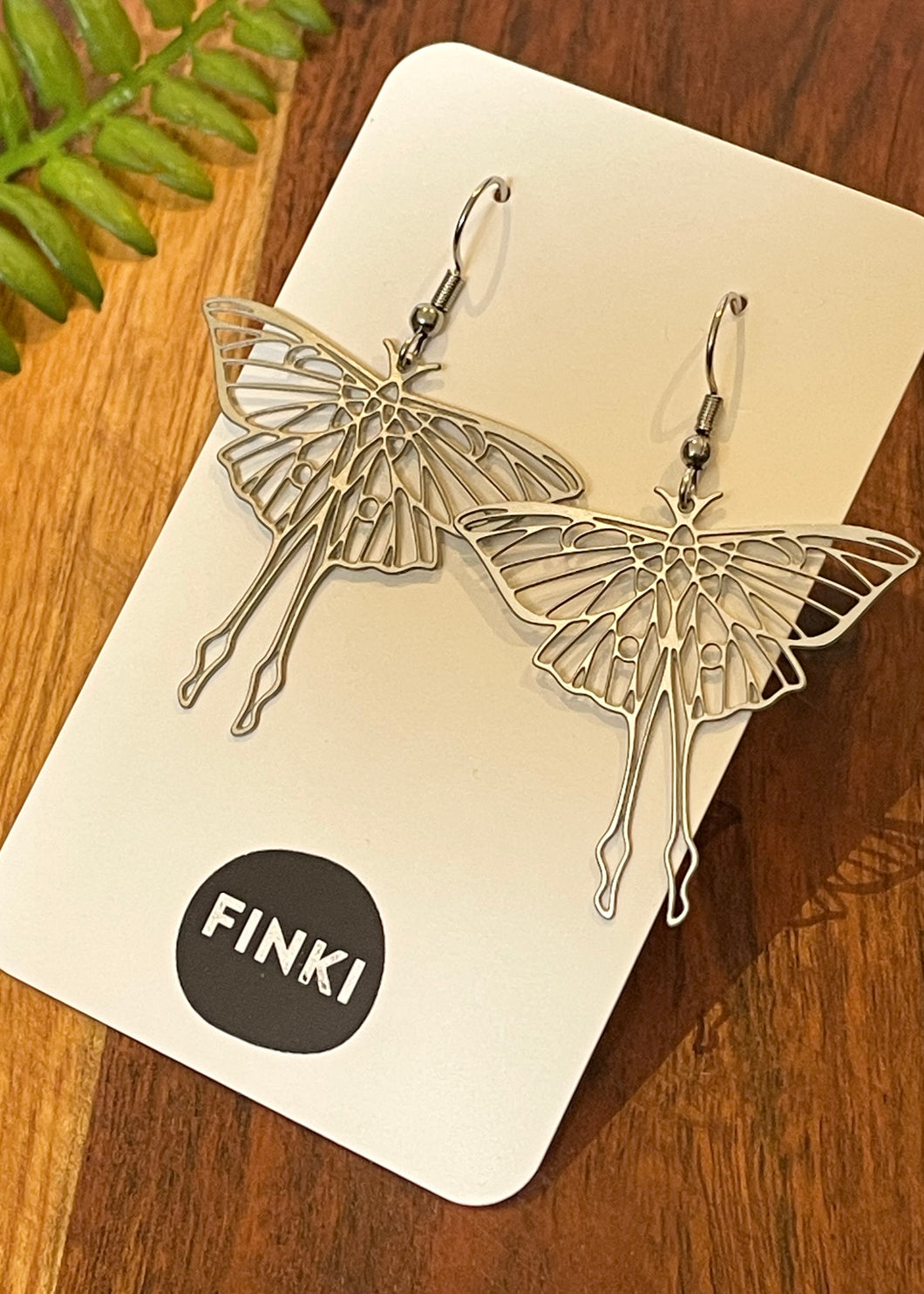 Lunar Moth Earrings