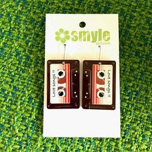 Load image into Gallery viewer, Cassette Tape Earrings