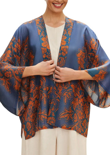 Kimono Jacket - Denim Tapestry