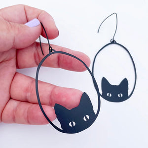 Black Cat Dangles