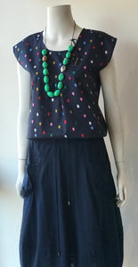 Smock top - Spotty