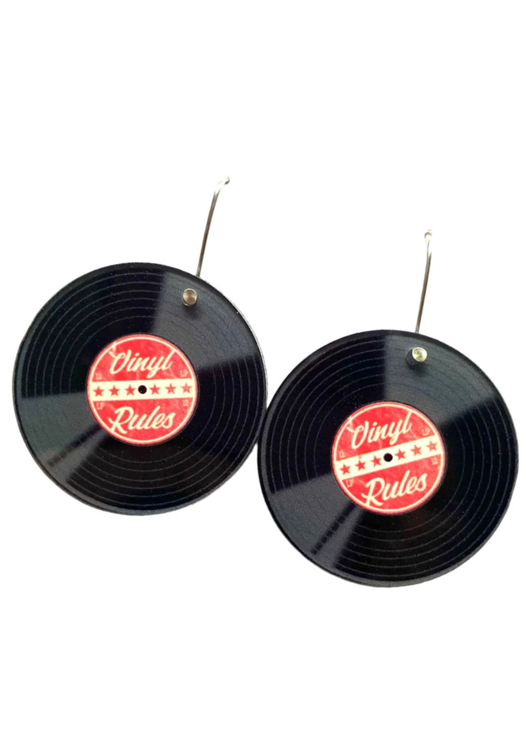 Vinyl Record Earrings