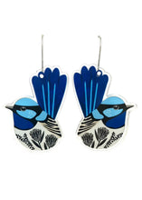 Load image into Gallery viewer, Fairy Wren Earrings