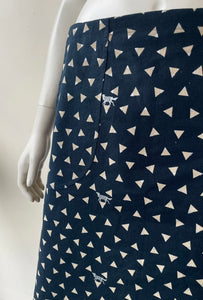 Navy Fox, A-line skirt