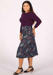 Belt Loop Skirt - Obsidian