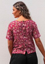 Load image into Gallery viewer, Neesha Top - Cranberry