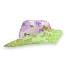 Load image into Gallery viewer, Summer Hat - Vintage, Purple Blooms