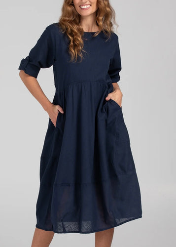 Guru Dress - Navy