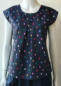 Smock top - Spotty