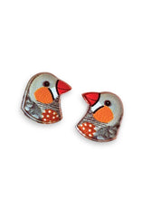 Load image into Gallery viewer, Zebra Finch Studs