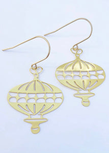 Christmas Bauble Dangles - Gold