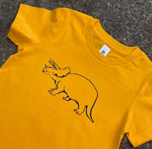 Load image into Gallery viewer, Kids tee - Triceratops