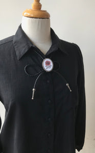 Single Rose, Bolo Tie