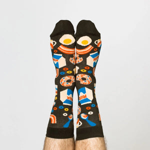 Men’s Crew Sock - Breakfast