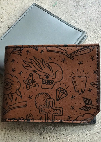 Tattoo - Leather Wallet