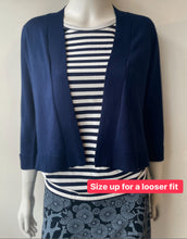 Load image into Gallery viewer, Open Front Cardi - Navy