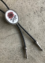 Load image into Gallery viewer, Single Rose, Bolo Tie