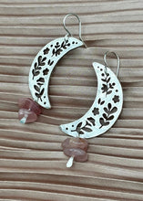 Load image into Gallery viewer, Moon Garden Dangles, Silver