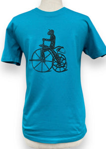 Screen print tee, Monkey/Bike