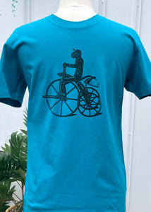 Mens Screen print tee, Monkey/Bike