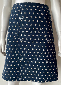 Navy Fox, A-line skirt