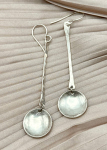 Serene Earrings, Silver